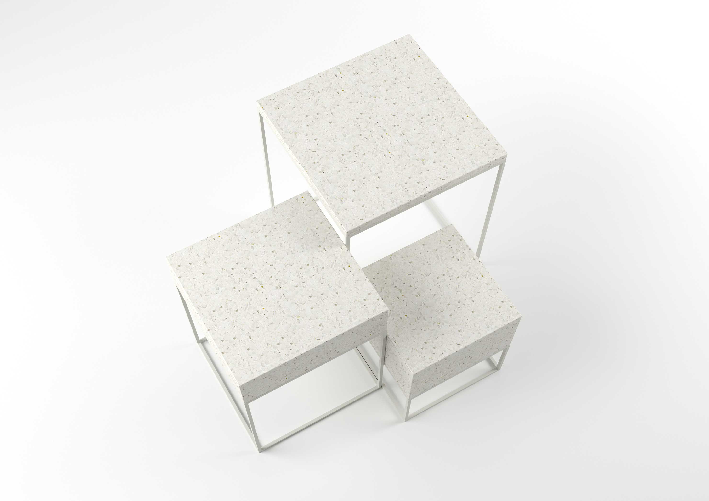 LEVELS | Diggels | glas | wit grof